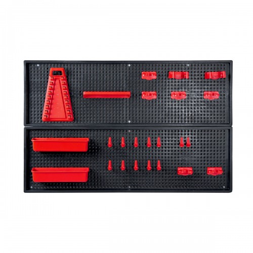 Qbrick Pegboard Kit with Red Additions